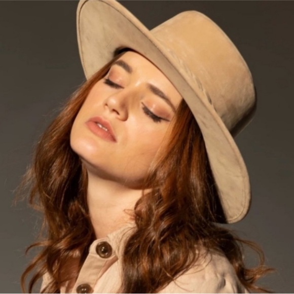 ASN Women's The Harper Floppy Hat Oatmeal Braided Trim New - Picture 1 of 10